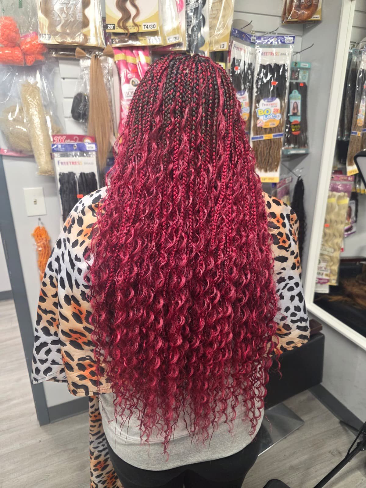 Boho Knotless Braids